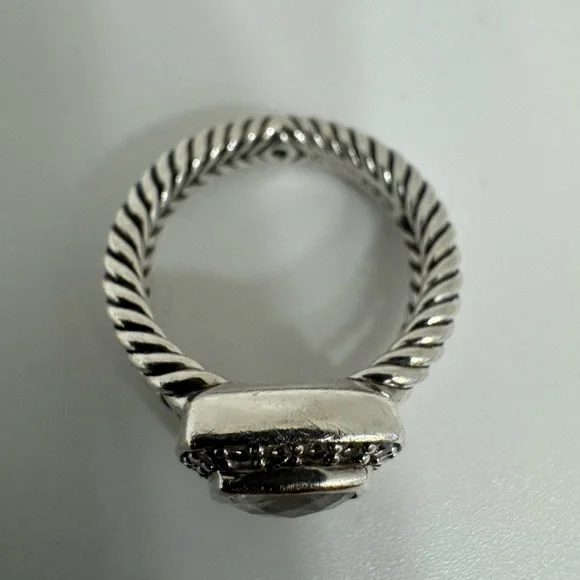 David yurman Albion Petite Ring with Semiprecious Stone & Diamonds - Picture 10 of 10